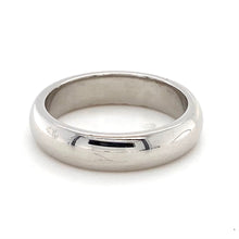 Load image into Gallery viewer, 18ct White Gold, 5mm D-Shape Court Wedding Ring