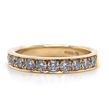 Load image into Gallery viewer, 18ct Yellow Gold, 0.72tcw Diamond Eternity Ring