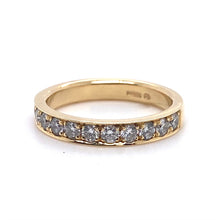 Load image into Gallery viewer, 18ct Yellow Gold, 0.72tcw Diamond Eternity Ring