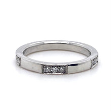Load image into Gallery viewer, Platinum, 0.21tcw Diamond Eternity Ring