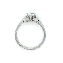 Load image into Gallery viewer, Platinum, 0.70ct E SI1 Mined Diamond Ring
