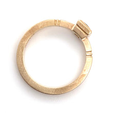 Load image into Gallery viewer, 9ct Yellow Gold, 0.40ct Green Sapphire Ring