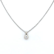 Load image into Gallery viewer, 18ct White Gold, 0.25ct Diamond Pendant