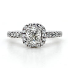 Load image into Gallery viewer, 18ct White Gold, 0.70ct G VS2 Mined Diamond Cluster Ring