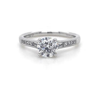 Load image into Gallery viewer, 18ct White Gold, 0.90ct E SI2 Mined Diamond Ring
