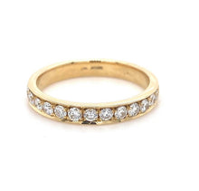 Load image into Gallery viewer, 18ct Yellow Gold, 0.45tcw Diamond Eternity Ring