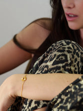 Load image into Gallery viewer, Electric Goddess Sun Bracelet, Goldplate