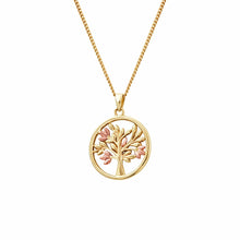 Load image into Gallery viewer, Tree of Life® Pendant, 9ct Yellow Gold & Welsh Gold