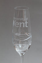 Load image into Gallery viewer, University of Kent Champagne Flutes