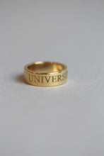 Load image into Gallery viewer, University of Kent Gold Vermeil band (6mm), Sterling Silver