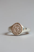 Load image into Gallery viewer, University of Kent Small Signet Ring, Sterling Silver