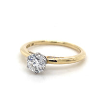Load image into Gallery viewer, 18ct Yellow Gold & Platinum, 0.70ct F VS2 Mined Diamond Ring