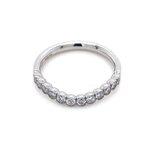 Load image into Gallery viewer, Platinum, 0.45tcw Diamond Wave Eternity Ring