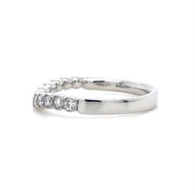 Load image into Gallery viewer, Platinum, 0.45tcw Diamond Wave Eternity Ring