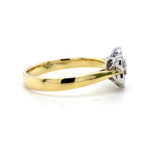 Load image into Gallery viewer, 18ct Yellow & White Gold, 0.50ct G Si1 Diamond Cluster Ring