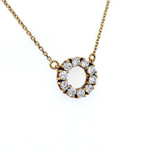 Load image into Gallery viewer, 18ct Yellow Gold, 0.80ct Diamond Loop Pendant