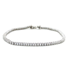 Load image into Gallery viewer, 18ct White Gold, 5.00ct Laboratory Grown Diamond Tennis Bracelet