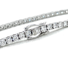 Load image into Gallery viewer, 18ct White Gold, 5.00ct Laboratory Grown Diamond Tennis Bracelet