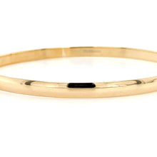 Load image into Gallery viewer, 9ct Yellow Gold, Solid 'D' Shape Bangle