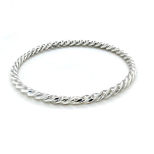 Load image into Gallery viewer, Sterling Silver, Twisted Bangle