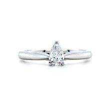 Load image into Gallery viewer, Platinum, 0.30ct F Si1 Mined Diamond Ring