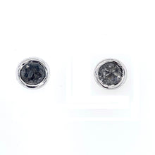 Load image into Gallery viewer, 18ct White Gold, Diamond & Tahitian Pearl Drop Earrings