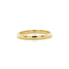 Load image into Gallery viewer, 18ct Yellow Gold, 2mm Traditional Court Wedding Ring