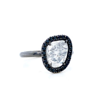 Load image into Gallery viewer, 18ct White Gold, 0.98ct Diamond Slice Cluster Ring