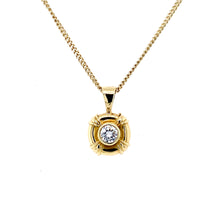 Load image into Gallery viewer, 18ct Yellow Gold, 0.20ct Diamond Nautical Pendant