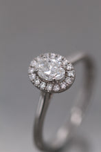 Load image into Gallery viewer, Platinum, 0.50ct G VS1 Mined Diamond Cluster Ring