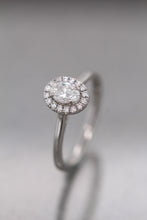 Load image into Gallery viewer, Platinum, 0.50ct G VS1 Mined Diamond Cluster Ring