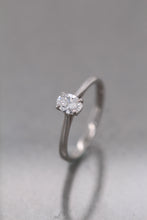 Load image into Gallery viewer, Platinum, 0.40ct D Si1 Mined Diamond Ring