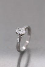 Load image into Gallery viewer, Platinum, 0.50ct F VS1 Mined Diamond Ring