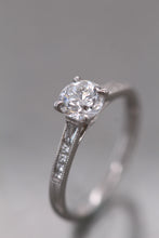 Load image into Gallery viewer, 18ct White Gold, 0.90ct E SI2 Mined Diamond Ring