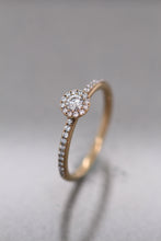 Load image into Gallery viewer, 9ct Yellow Gold, 0.15ct Diamond Cluster Ring