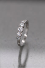 Load image into Gallery viewer, Platinum, 0.62ct Mined Diamond Five-Stone Ring