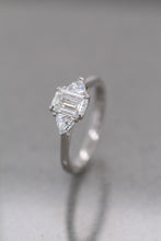 Load image into Gallery viewer, Platinum, 1.40ct E VS1 Laboratory Grown Diamond Trilogy Ring