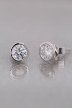 Load image into Gallery viewer, Platinum, 2.00tcw D VS1 Laboratory Grown Diamond Earrings