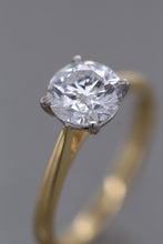 Load image into Gallery viewer, 18ct Yellow Gold & Platinum, 1.50ct D VS1 Laboratory Grown Diamond Ring