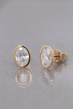 Load image into Gallery viewer, 9ct Yellow Gold, 2.07tcw D VVS2 Laboratory Grown Diamond Earrings