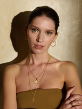 Load image into Gallery viewer, White Topaz North Star Arrow Necklace, Sterling Silver