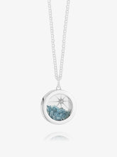 Load image into Gallery viewer, North Star Topaz Amulet Necklace, Sterling Silver
