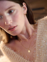 Load image into Gallery viewer, North Star Topaz Necklace, Goldplate
