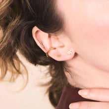 Load image into Gallery viewer, Chevron Stud, Solid 9ct Gold