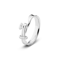 Load image into Gallery viewer, Torun Ring, Diamond Pavé & Sterling Silver