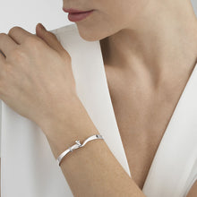 Load image into Gallery viewer, Torun Bangle Medium, Sterling Silver & Diamonds