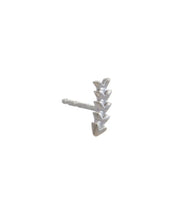 Load image into Gallery viewer, Chevron Stud, Solid 9ct White Gold