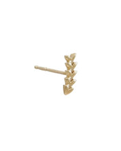 Load image into Gallery viewer, Chevron Stud, Solid 9ct Gold