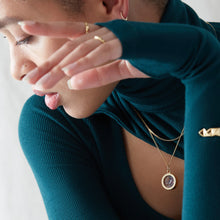 Load image into Gallery viewer, Classic Amethyst Amulet Necklace, Sterling Silver