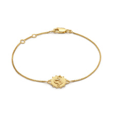 Load image into Gallery viewer, Zodiac Mini Art Coin Bracelet, Goldplate
